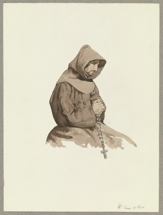 Roman monk from Friedrich Wilhelm Ludwig
