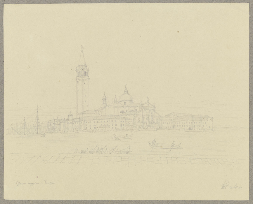 S. Giorgio Maggiore in Venedig from Friedrich Wilhelm Ludwig