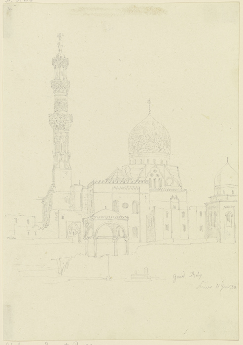 Die Moschee Gaid Bäy in Kairo from Friedrich Maximilian Hessemer