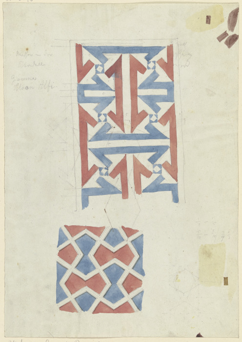 Geometrical pattern from Friedrich Maximilian Hessemer