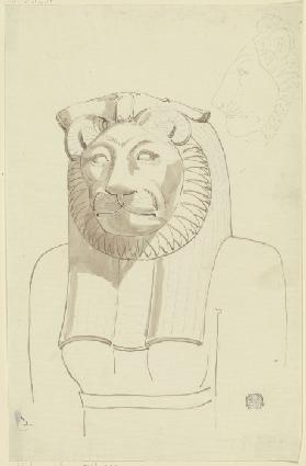 Löwenköpfige ägyptische Göttin (Sachmet)