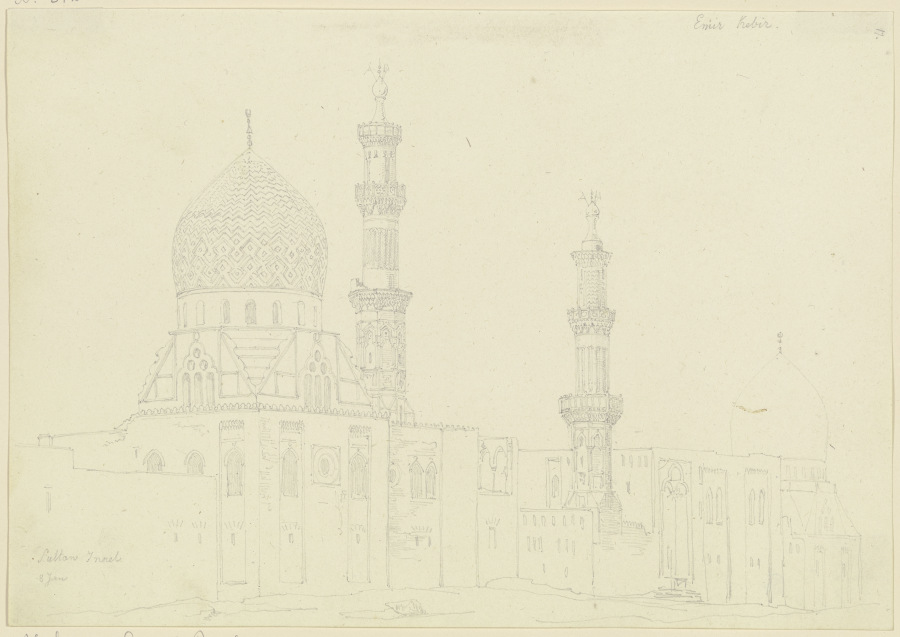 Moschee des Sultan Inael in Kairo from Friedrich Maximilian Hessemer