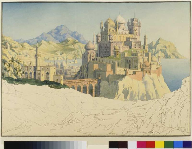 Vision einer islamischen Stadt from Friedrich Maximilian Hessemer