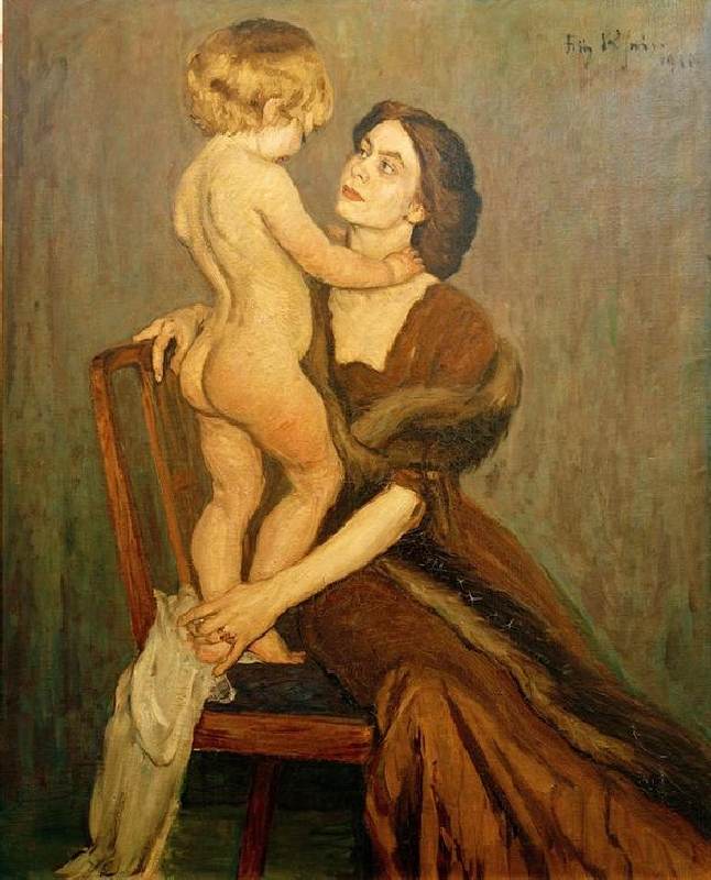 Lady and Child from Fritz Rhein