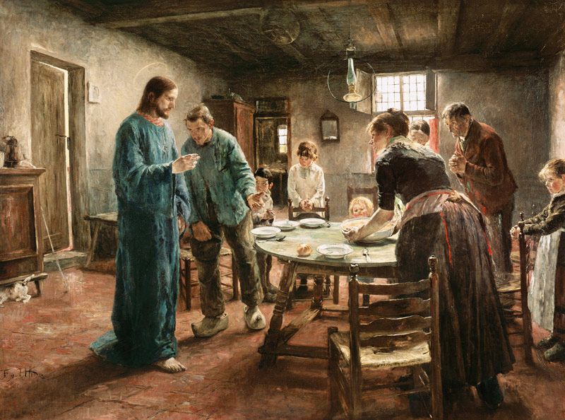 Mr Jesu comes, be our guest. from Fritz von Uhde