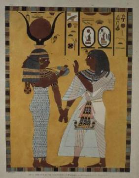Illustration from the Tombs of the valley of the Kings of Thebes discovered