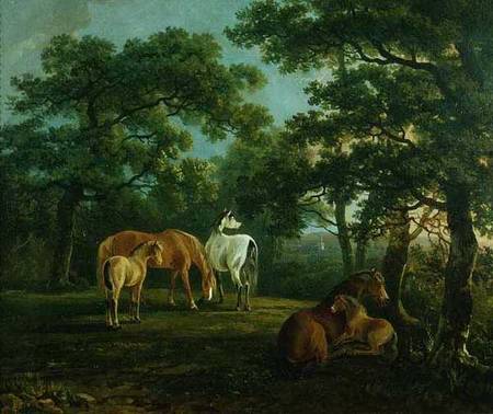 Horses in a Landscape from G. Gilpin