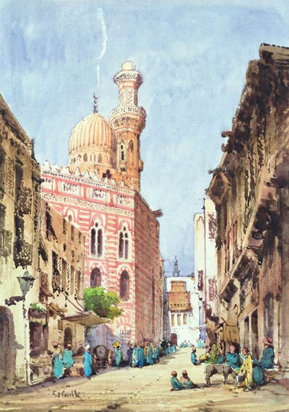 A Cairo Street Scene from Gabriel Carelli