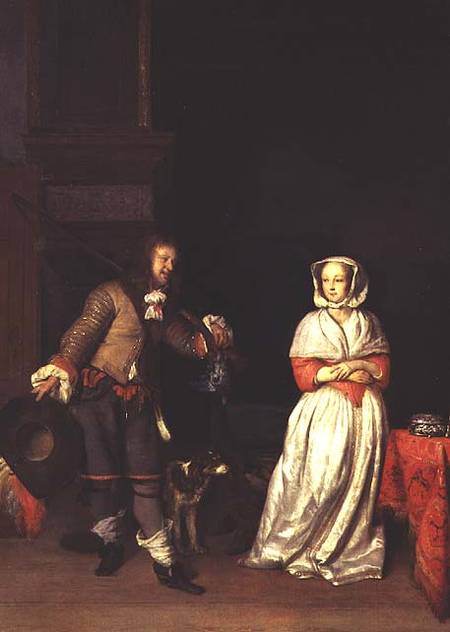 The Huntsman and the Lady from Gabriel Metsu