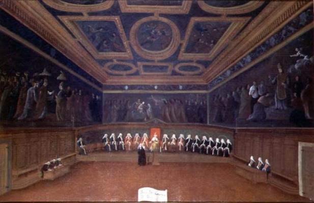 The Room of the Council of Ten, Doges' Palace, Venice from Gabriele Bella
