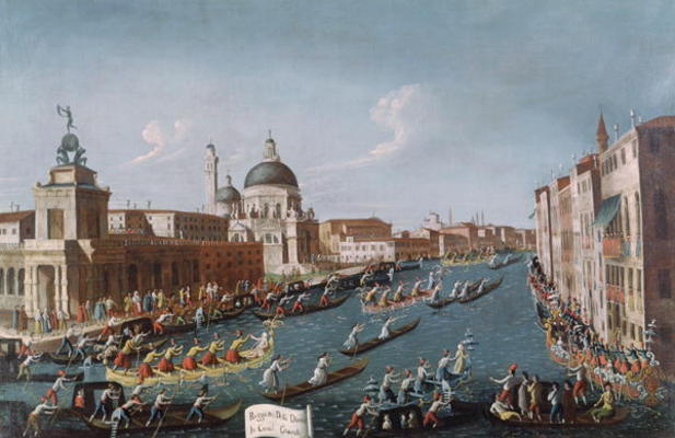 The Women's Regatta on the Grand Canal, Venice from Gabriele Bella