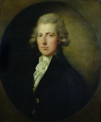 Portrait of William Pitt the Younger (1759-1806) (oil on canvas) from Gainsborough Dupont