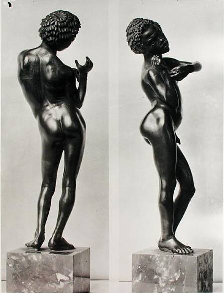 Back and side view of a young ethiopian slave, from Chalon-sur-Saone from Gallo-Roman