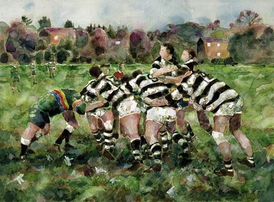A Rugby Match, 1989  from Gareth Lloyd  Ball