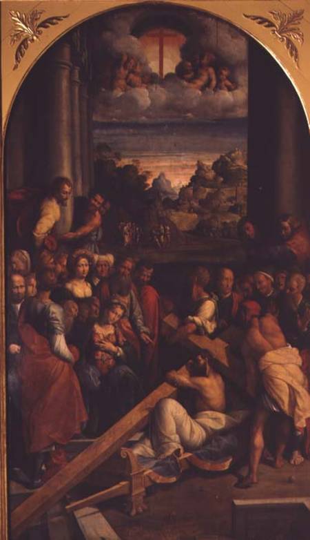 The Carrying of the Cross (altarpiece) from Garofalo