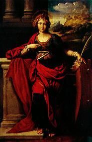 Saint Katharina of Alexandria. from Garofalo