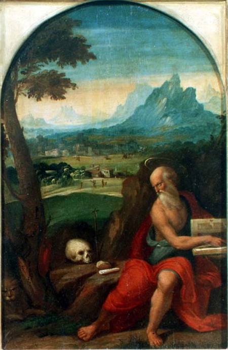 St. Jerome (panel) from Garofalo