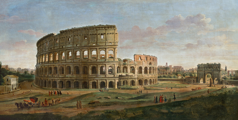 The Colosseum from Gaspar Adriaens van Wittel