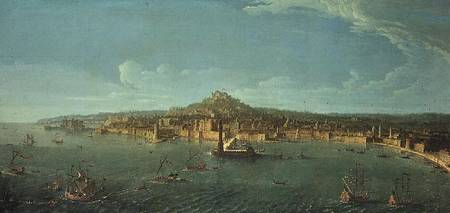 A View of Naples from Gaspar Adriaens van Wittel