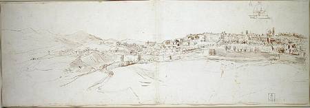 View of Urbino from the colle di San Donato from Gaspar Adriaens van Wittel