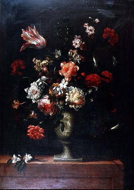 Still Life of Flowers in a Stone Vase from Gaspar Peeter the Younger Verbruggen