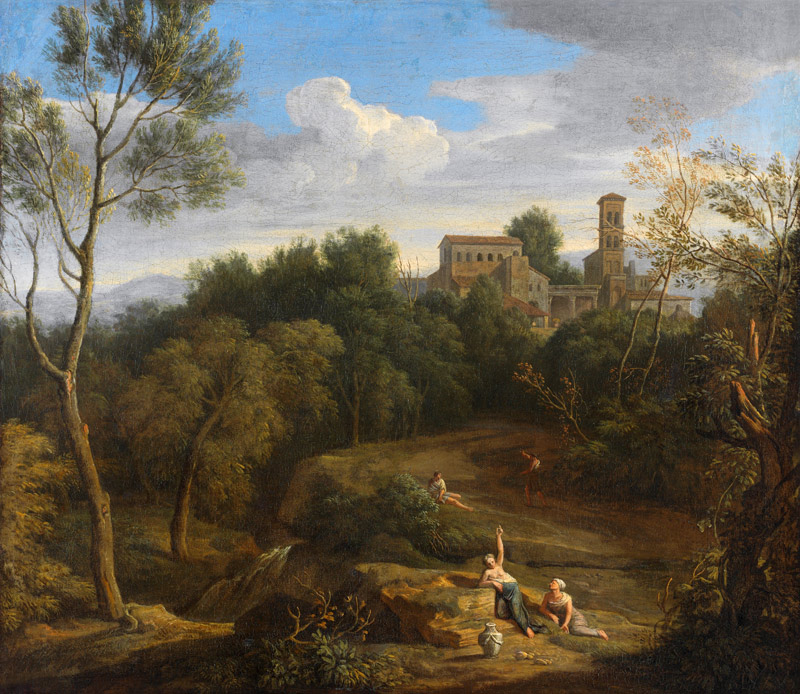 Italienische Landschaft. 3. Viertel 17. Jahrhundert from Gaspard Dughet