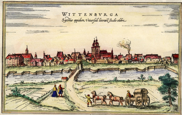 Wittenberg from Georg Braun