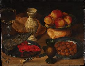 Still Life with Pike’s Head and Hazelnuts