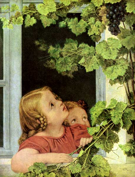 Children at the window from Georg Friedrich Kersting