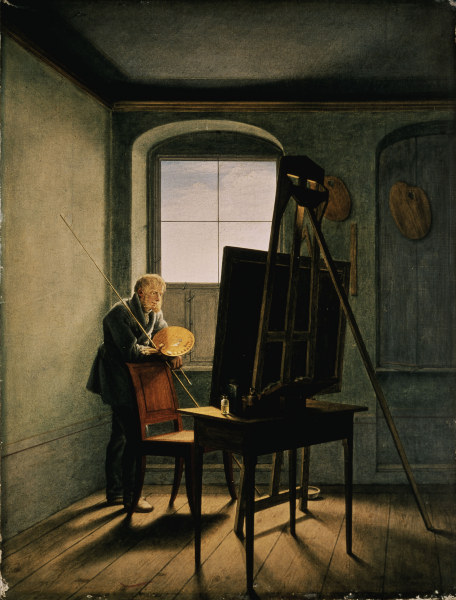 Kersting , Caspar David Friedrich from Georg Friedrich Kersting