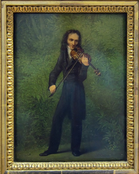 Portrait of Niccolò Paganini (1782-1840) from Georg Friedrich Kersting