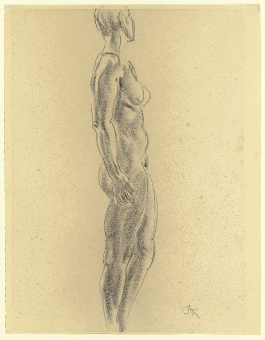 Standing female nude from Georg Kolbe
