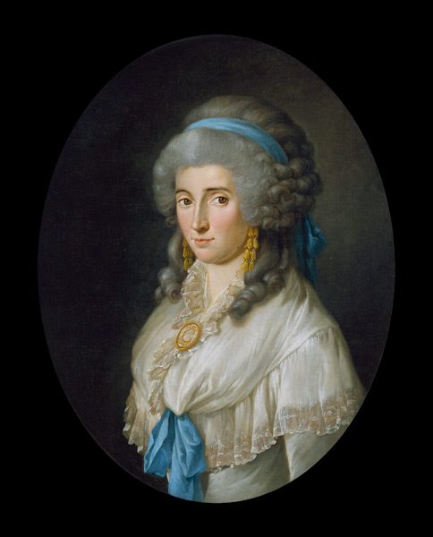 Je suis C (Charlotte von Stein). 1787 from Georg Melchior Kraus
