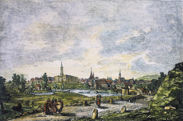 View of Weimar from Georg Melchior Kraus