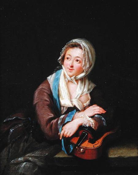 Lady with a Musical Instrument from Georg Melchior Kraus