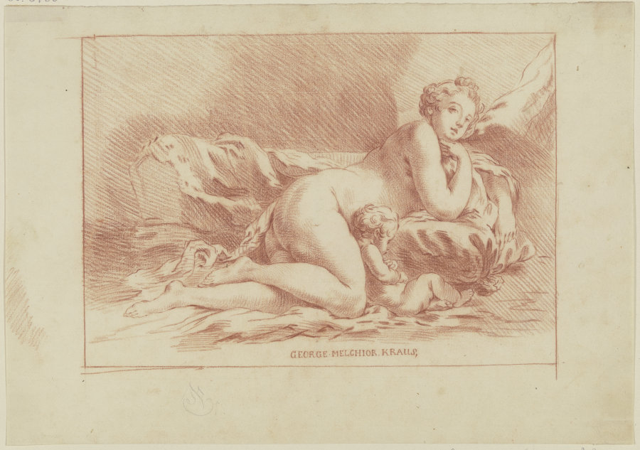 Venus and Cupid from Georg Melchior Kraus