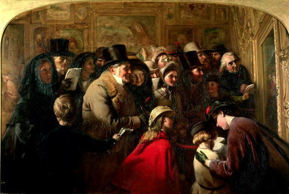Public Opinion (oil on canvas) from George Bernard O'Neill