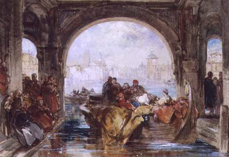 The Doge's Watergate at Venice from George Cattermole