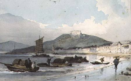View of Macao, China from George Chinnery