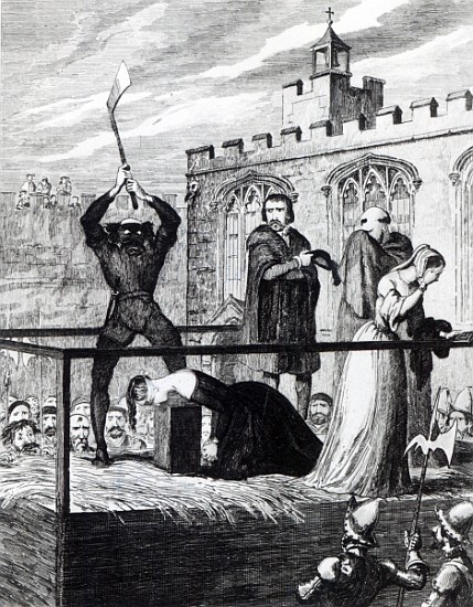 The Execution of Lady Jane Grey from George Cruikshank
