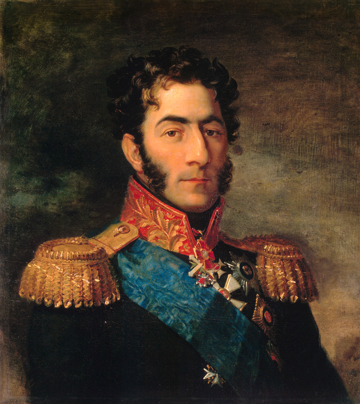 Prince General Pyotr Ivanovich Bagration (1765-1812) from George Dawe