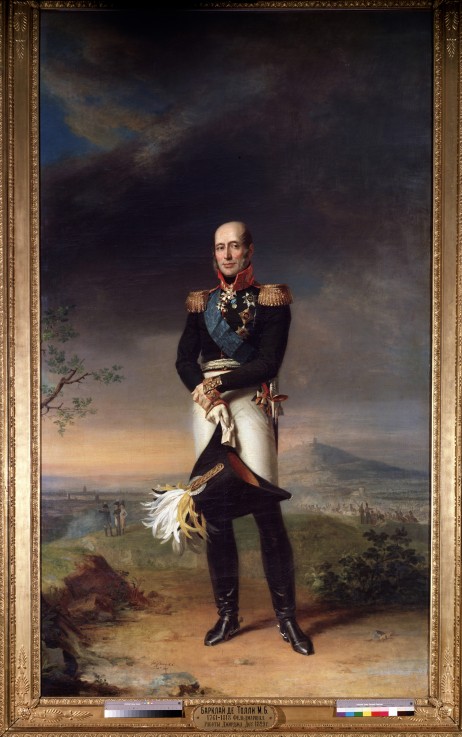 Portrait of Field marshal Count Mikhail Barklay-de-Tolli (1761-1818) from George Dawe