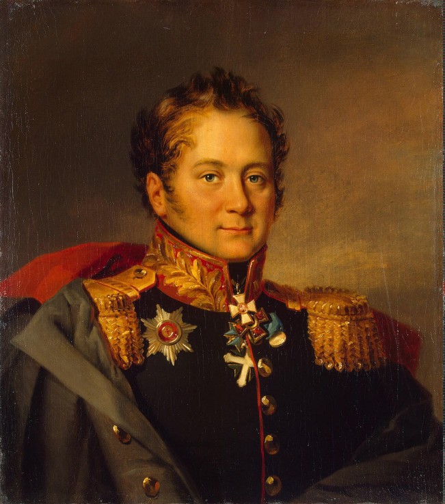 Portrait of General Alexander Alexandrovich Pisarev (1780-1848) from George Dawe