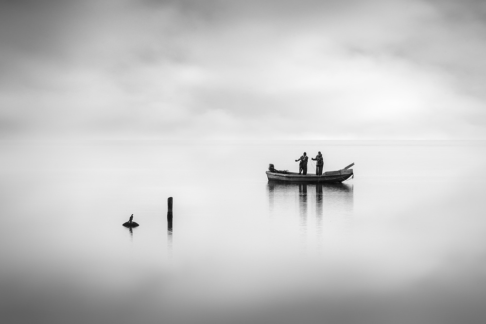 Fishermen and the Curious Bird II from George Digalakis