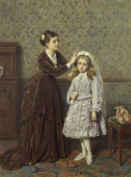 Her First Communion from George Goodwin Kilburne