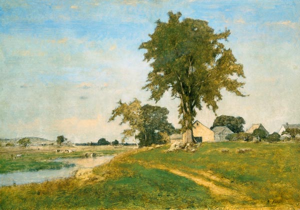 Old Elm at Medfield from George Inness