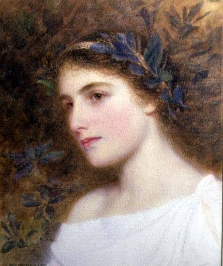 Girl with Laurel Headband from George Lawrence Bulleid