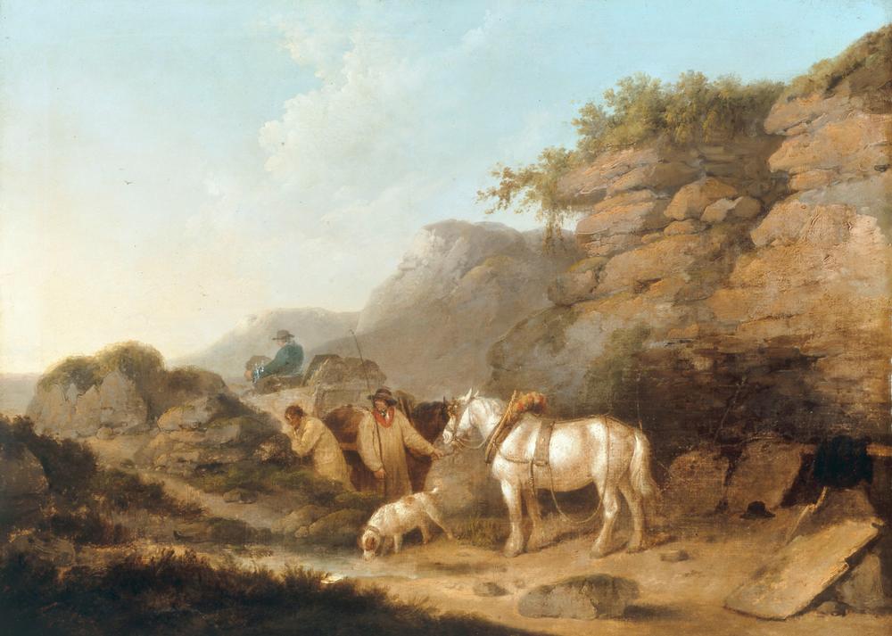 The Slate Quarry from George Morland