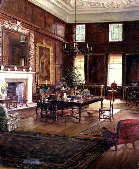 Interior of the State Room, Governor's House, Royal Hospital, Chelsea from George Percy Jacomb-Hood