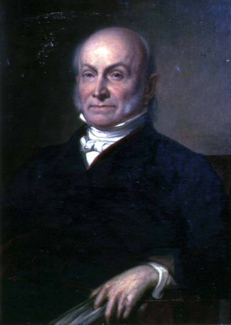 Portrait of John Quincy Adams (1767-1848) sixth President of the United States of America (1825-1829 from George Peter Alexander Healy